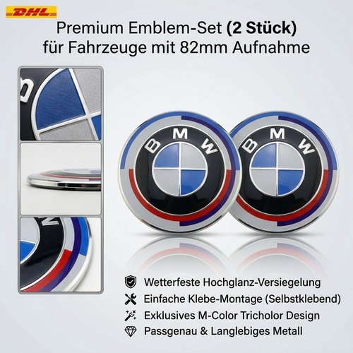2stück emblem für - v+h,
