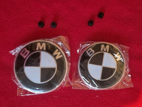 Bmw emblem schwarz - bmw, schwarz/silber
