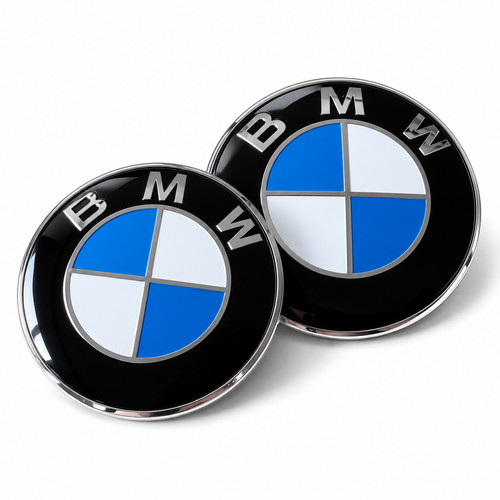 Bmw emblem 82mm 74mm blau - 82mm,