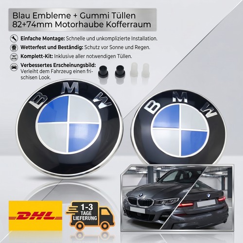 82mm 74mm vorne - vorne+hinten, für