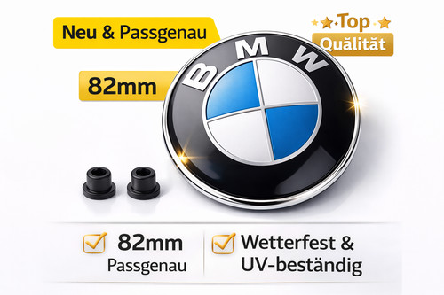 Bmw emblem 82mm motorhaube - 82mm,